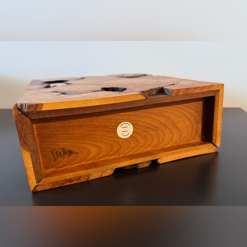 Unique Live Edge Wooden Box - Picture 6 of 6
